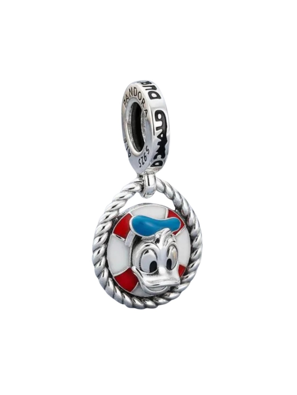 New Pandora Nautical Donald Duck Charm